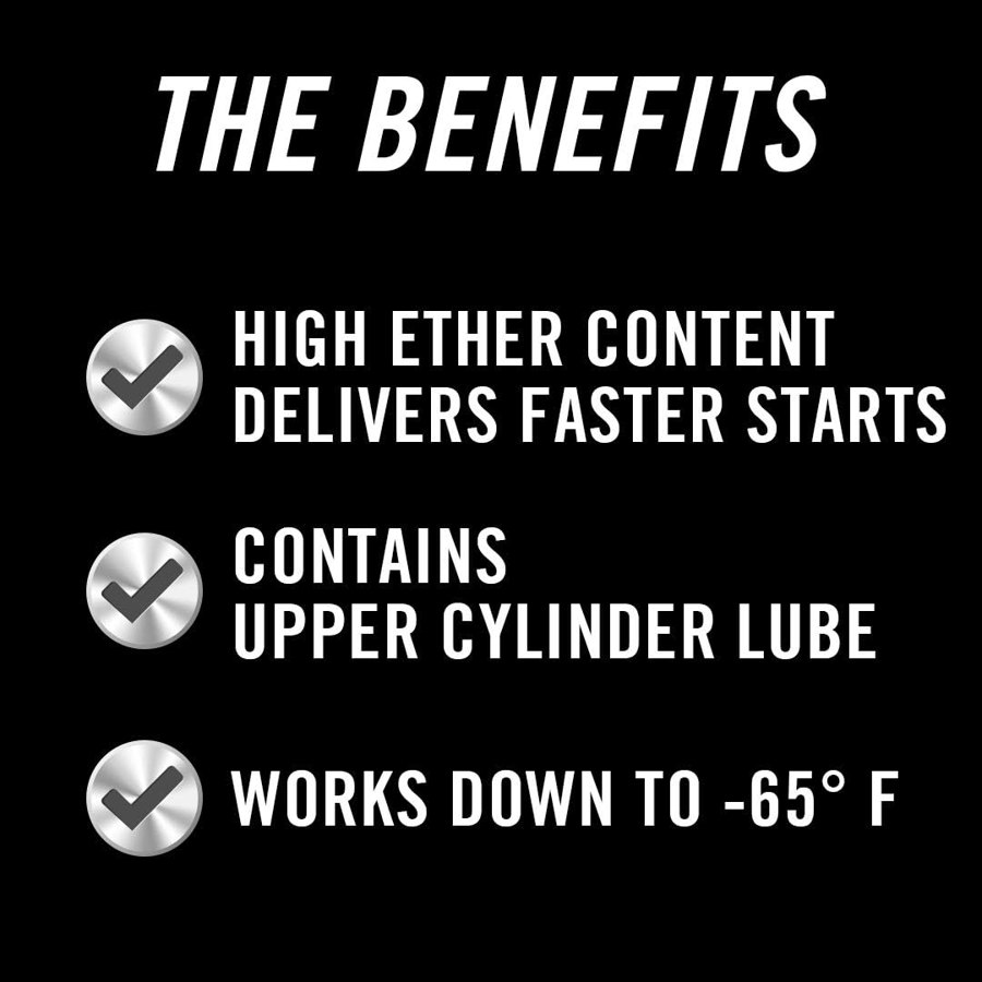 STA-BIL (22004-6PK) Starting Fluid - Prolongs Starter Life - Upper Cylinder Lube - For Gasoline And Diesel Engines - Guaranteed Faster Starts Down to -65°F, 11 oz. — view 3